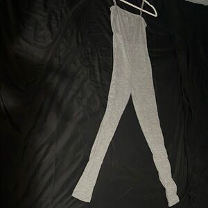 Gray plain Jumpsuit